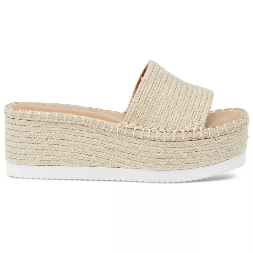 WILD PAIR shermer Slide Espadrille Platform Wedge Sandals,